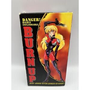 Vintage 1991 Japanese Anime Burn Up VHS English Dubbed